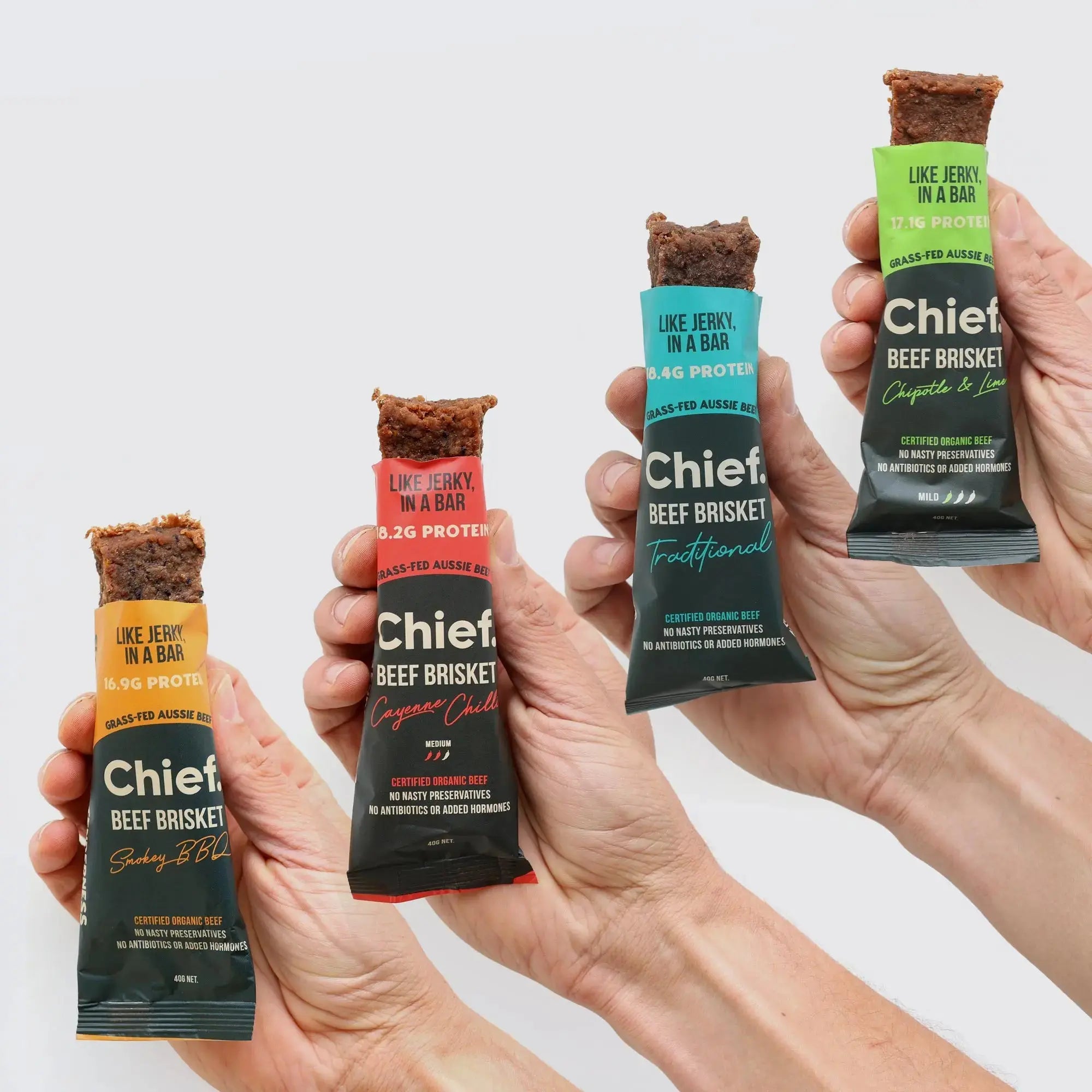 Organic Beef Bar Sample Pack Chief Nutrition