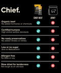 Organic Beef Bars - Smokey BBQ (12 bars) Chief Nutrition