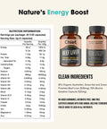 Organic Beef Liver Energy Boost (120 Capsules) Chief Nutrition