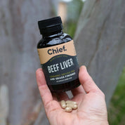 Organic Beef Liver Energy Boost (120 Capsules) Supplements Chief Nutrition