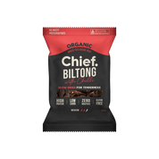 Organic Biltong - Cayenne Chilli (12 x 30g bags) Biltong Chief Nutrition