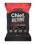 Organic Biltong - Cayenne Chilli (6 x 90g bags) Biltong Chief Nutrition