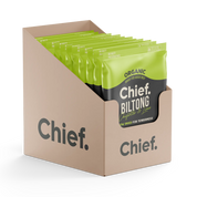 Organic Biltong - Chipotle & Lime (12 x 30g bags) Biltong Chief Nutrition