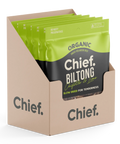 Organic Biltong - Chipotle & Lime (6 x 90g bags) Biltong Chief Nutrition