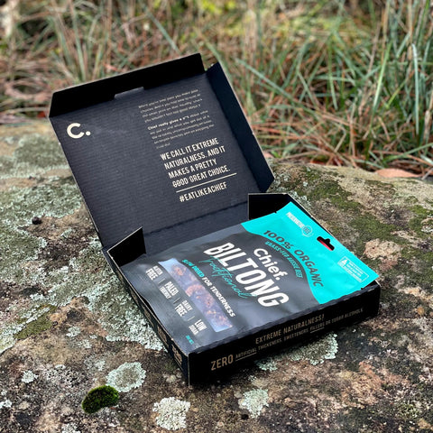 Organic Biltong Sampler (4 x 30g bags) Chief Nutrition