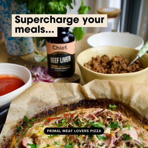 Organic Beef Liver Energy Boost (120 Capsules) Chief Nutrition