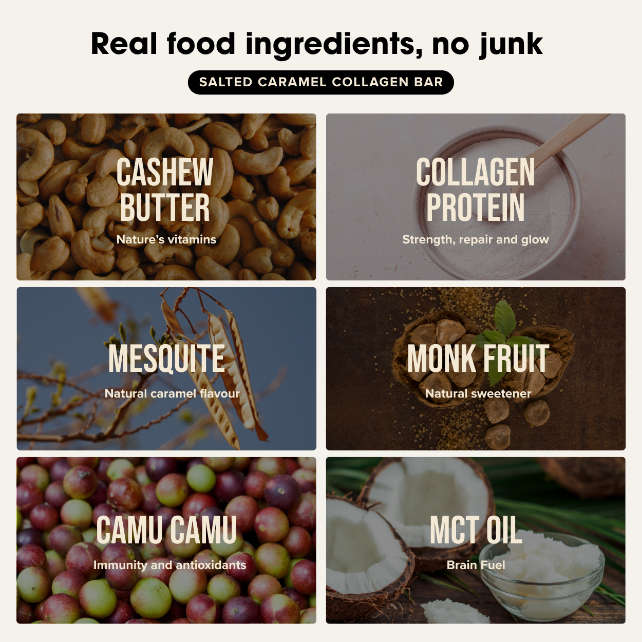 Collagen Protein Bars - Choc Salted Caramel