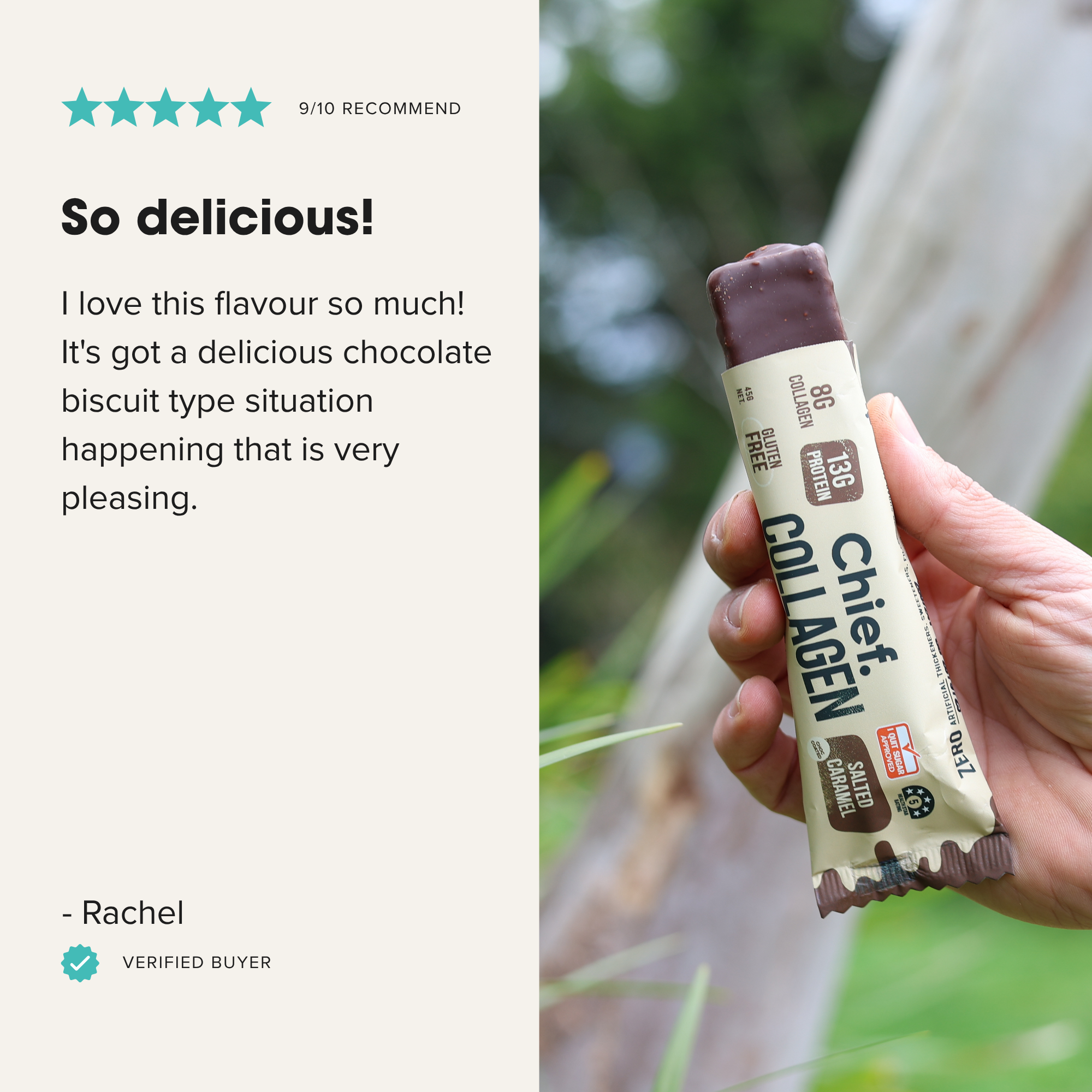 Collagen Protein Bars - Choc Salted Caramel