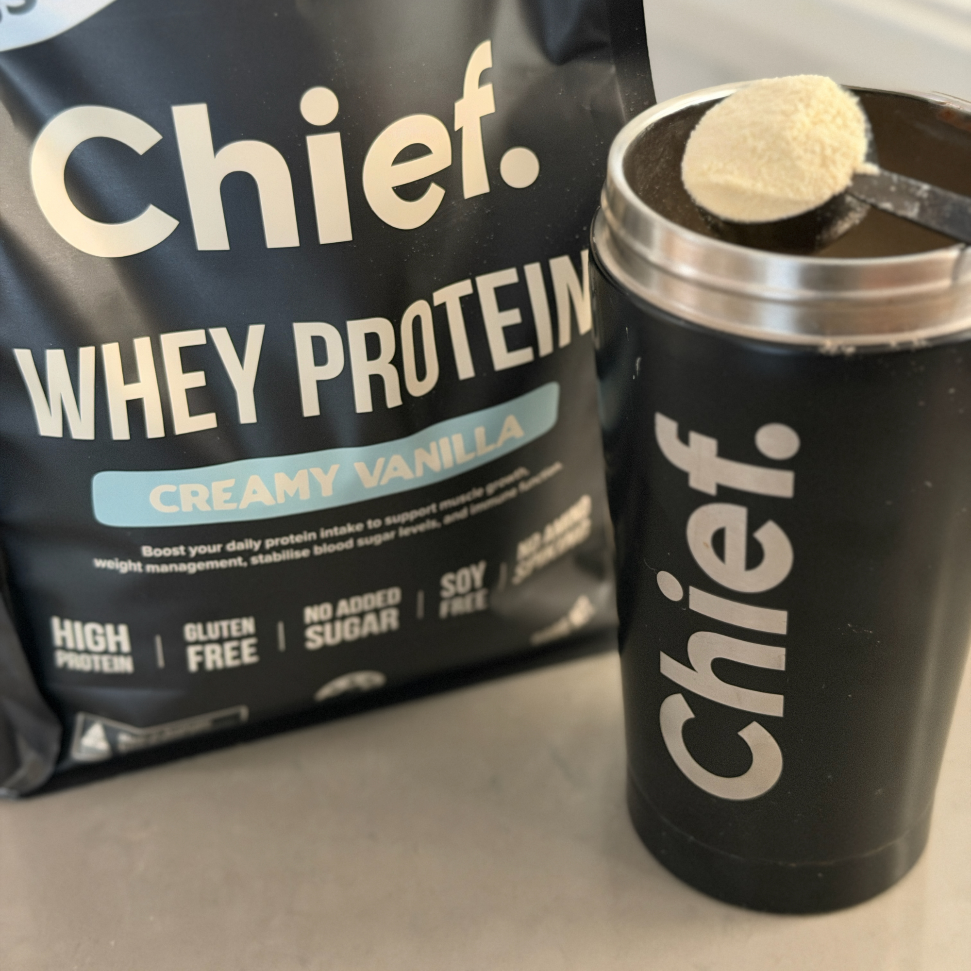 Chief Stainless Steel Protein Shaker 500ml