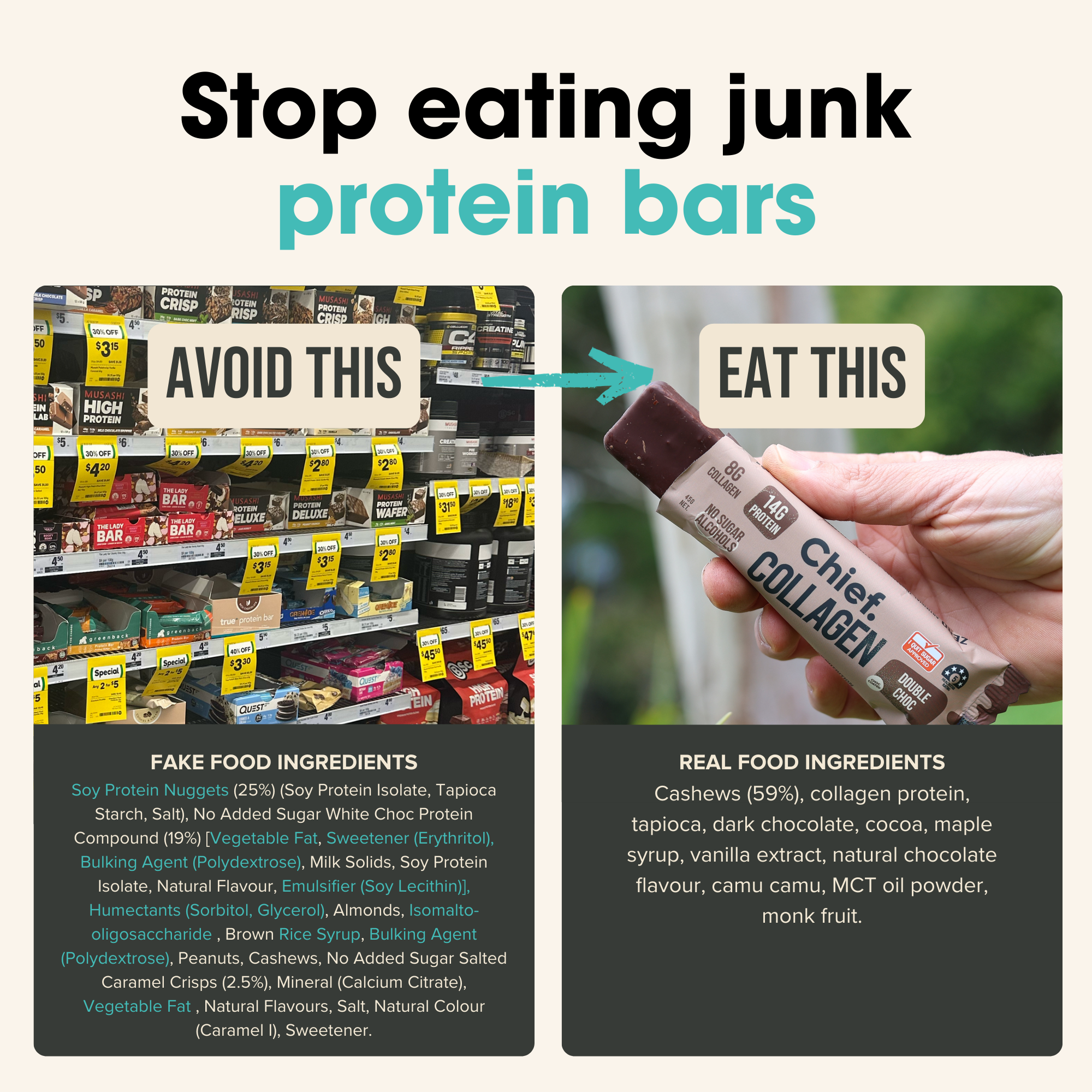 Collagen Protein Bars - Double Choc