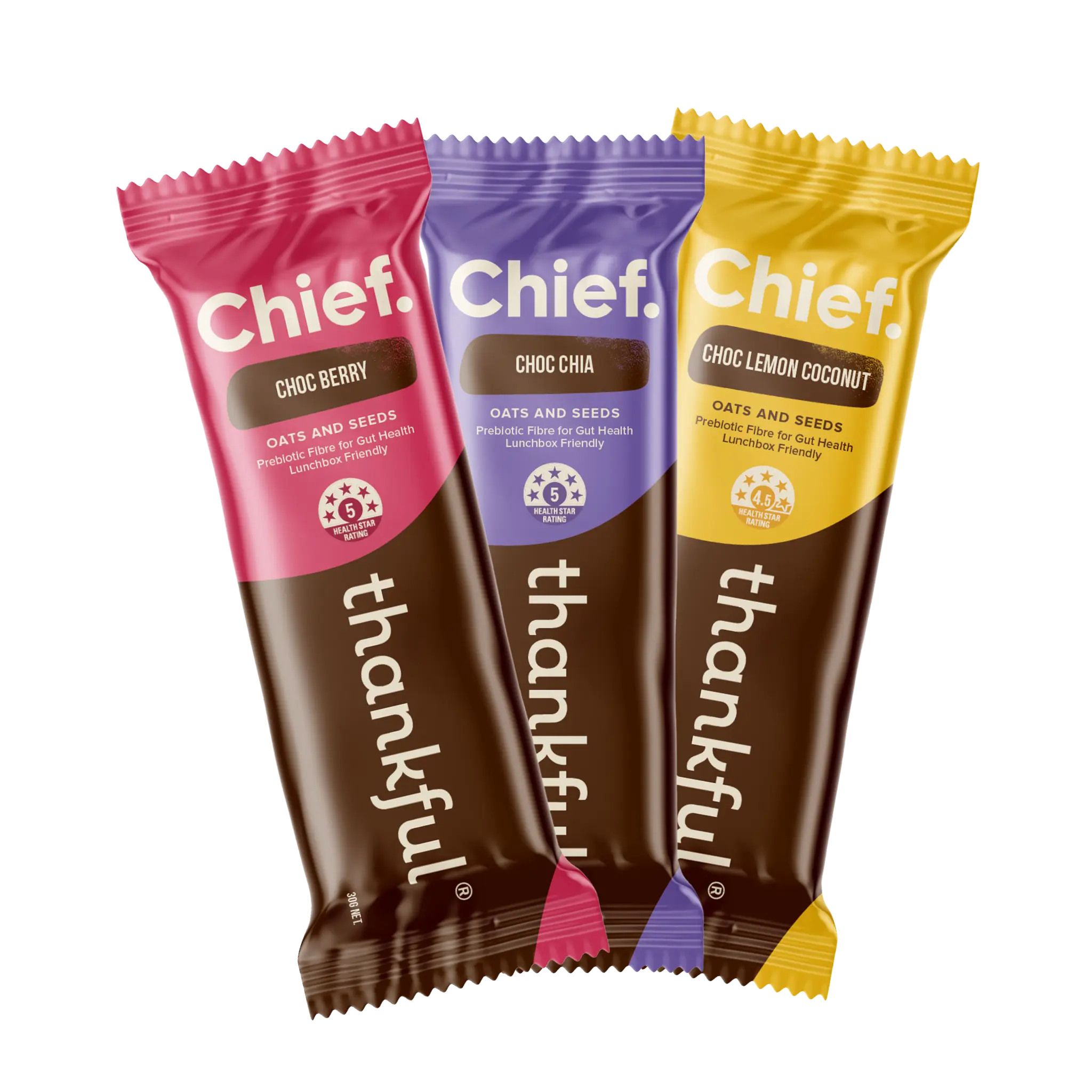 Thankful Bar - Mixed Box (12 bars) Thankful Bar Chief Nutrition   