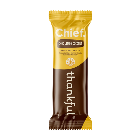 Thankful Bar - Choc Lemon Coconut (12 bars) Thankful Bar Chief Nutrition
