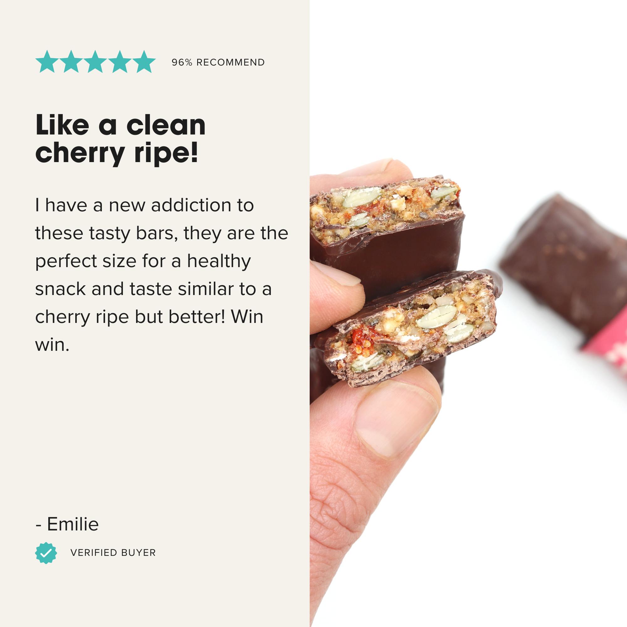 Thankful Bars - Choc Berry