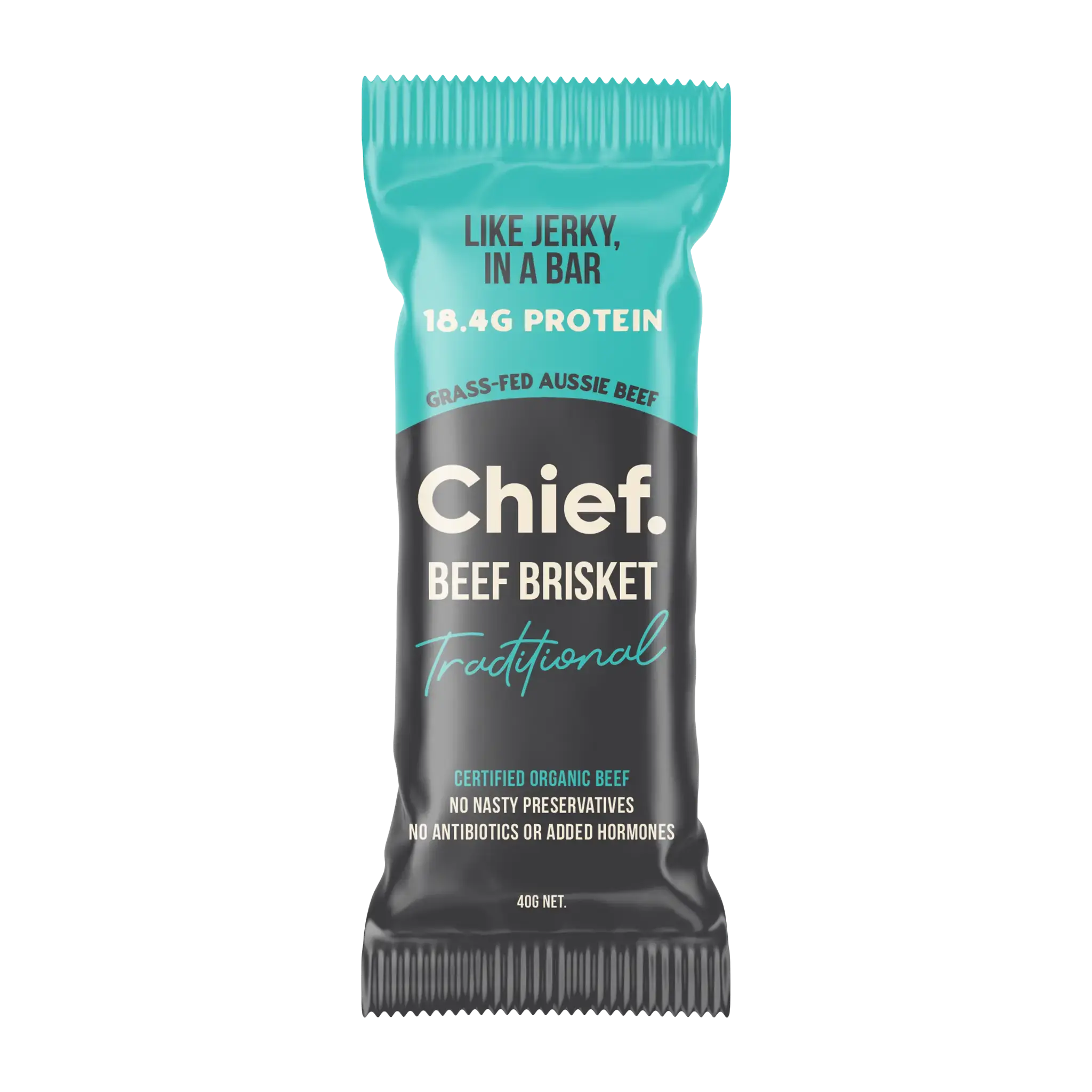 Traditional Beef Bars (12 bars) - SHORT DATED Meat Bar Chief Nutrition