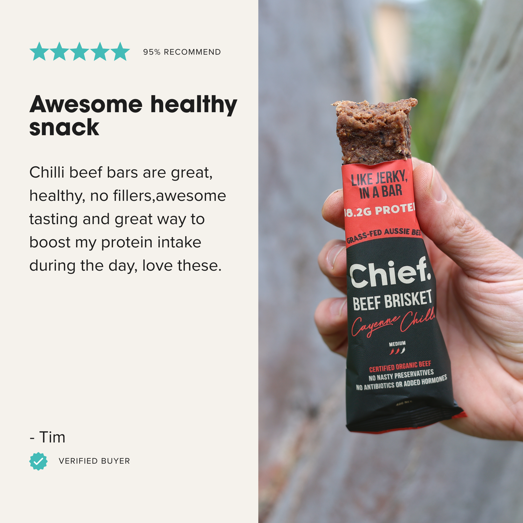 Organic Beef Bar Sample Pack