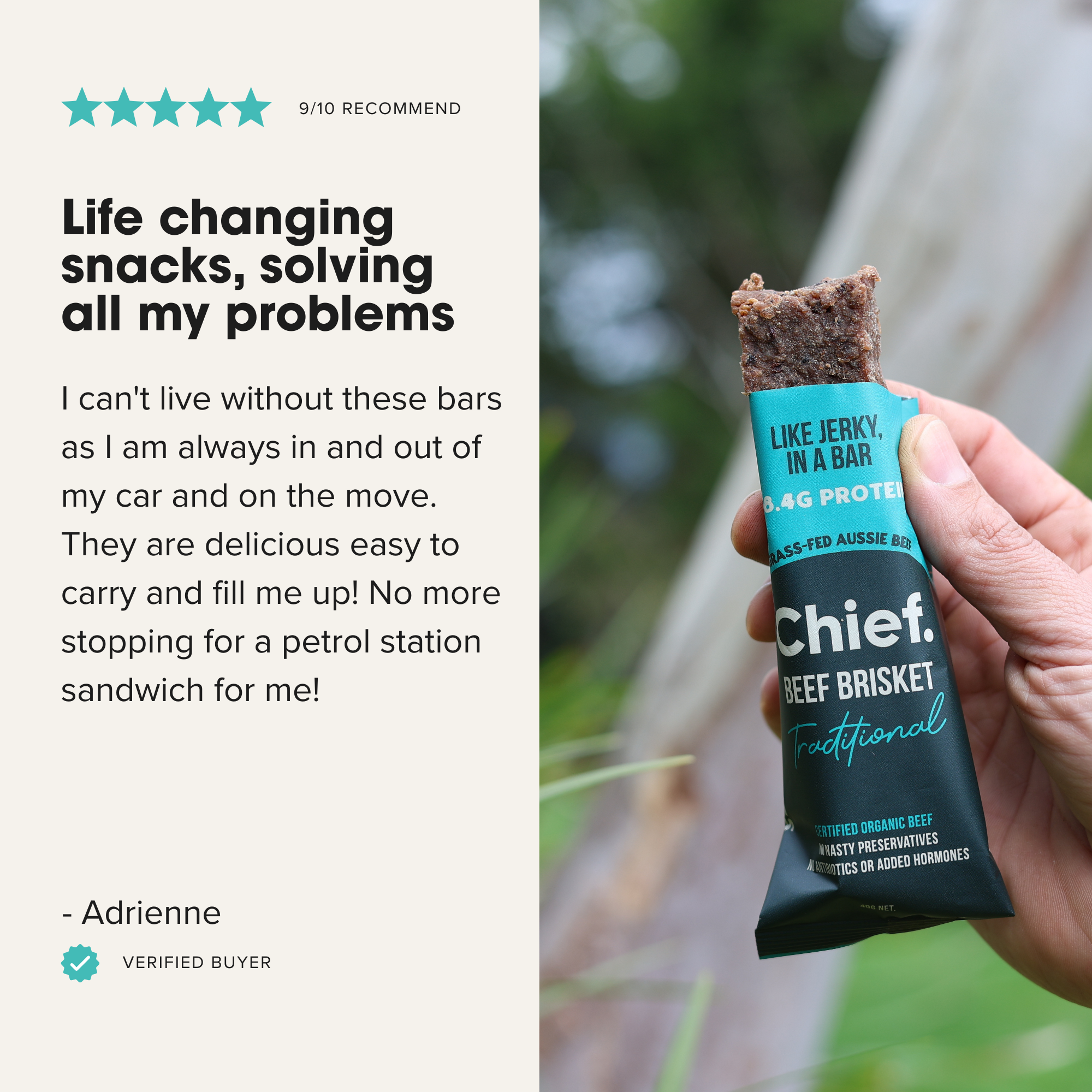 Organic Beef Bar Sample Pack