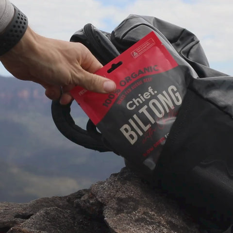 Organic Biltong Sampler (4 x 30g bags) Biltong Chief Nutrition