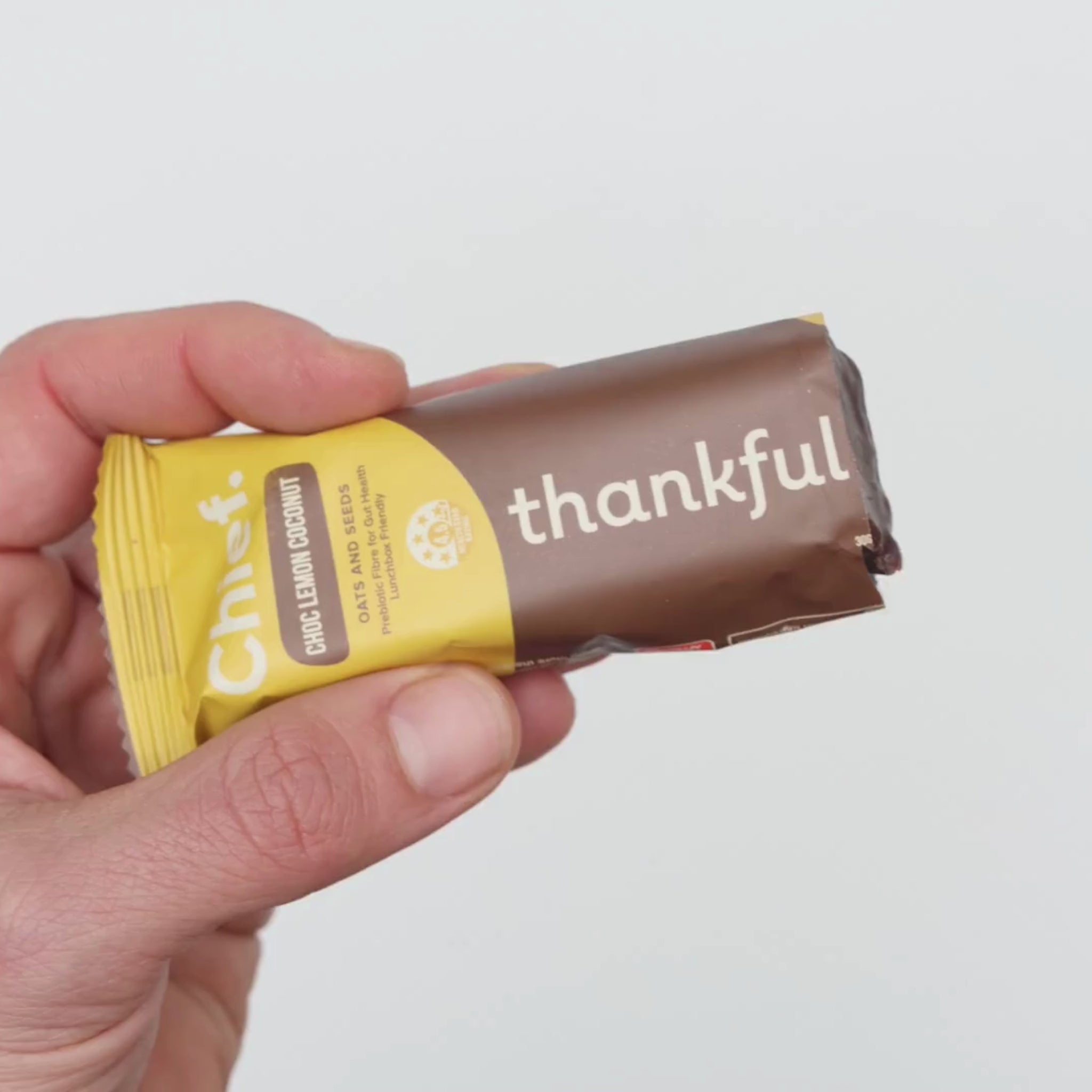 Thankful Bars - Choc Lemon Coconut
