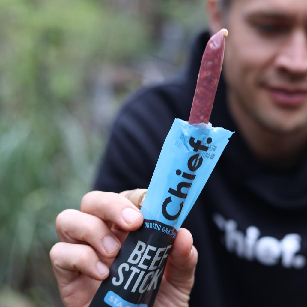Organic Beef Sticks - Sea Salt