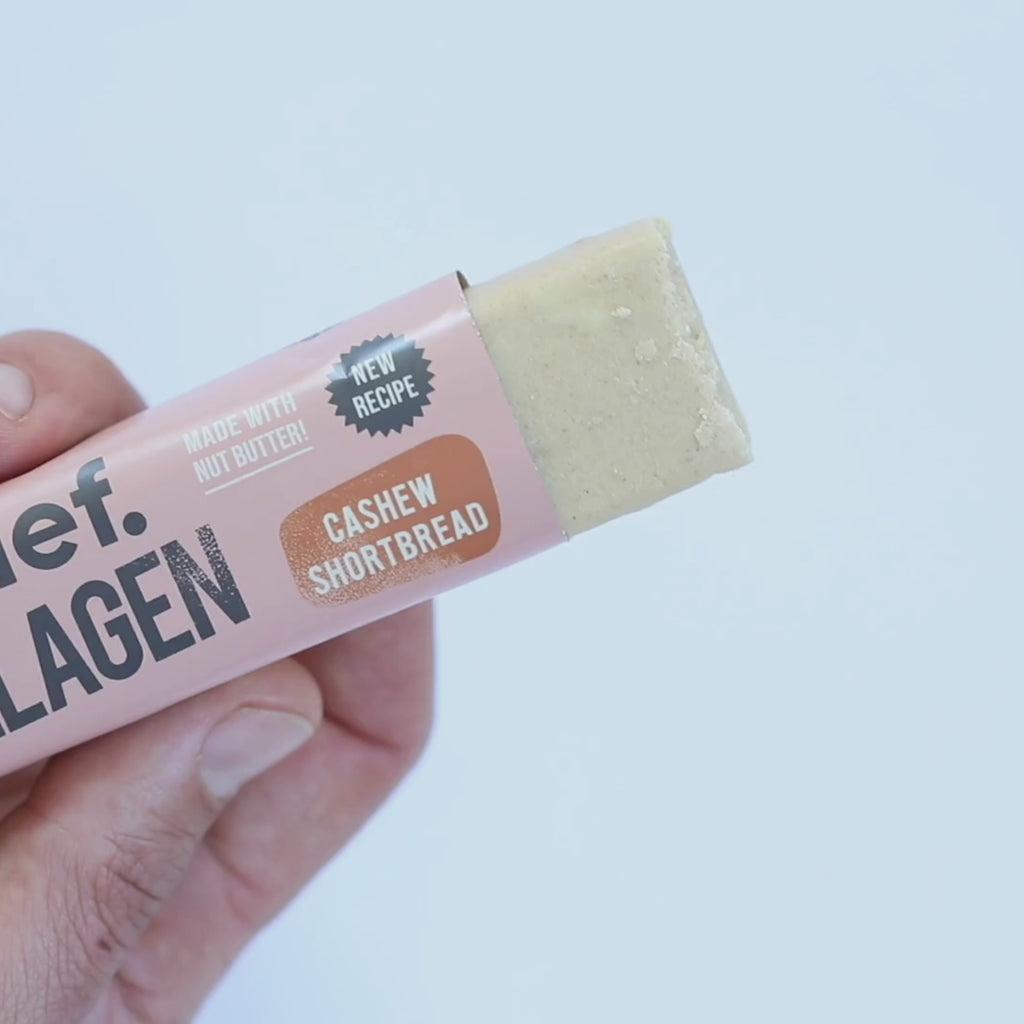 Collagen Protein Cashew Shortbread Bar (12 Bars) Collagen Bar Chief Nutrition
