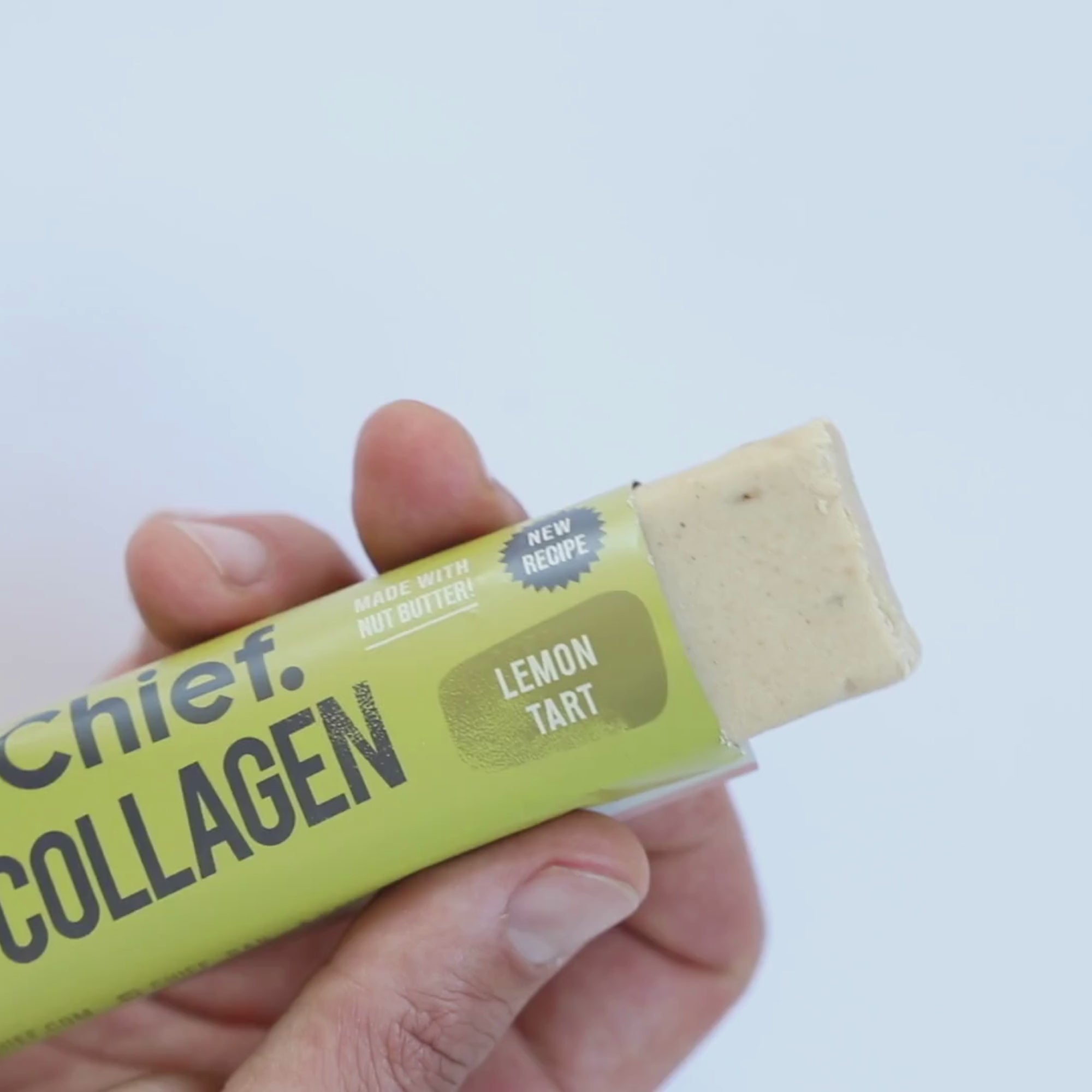 Collagen Protein Lemon Tart Bar (Short Dated 10 Sept) Collagen Bar Chief Nutrition