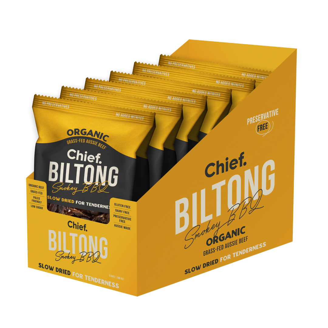 Organic Beef Biltong Chief Nutrition